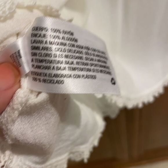 Nwot Know Rose White Lace Blouse - Picture 4 of 4